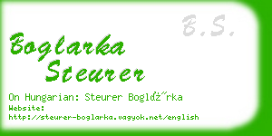 boglarka steurer business card